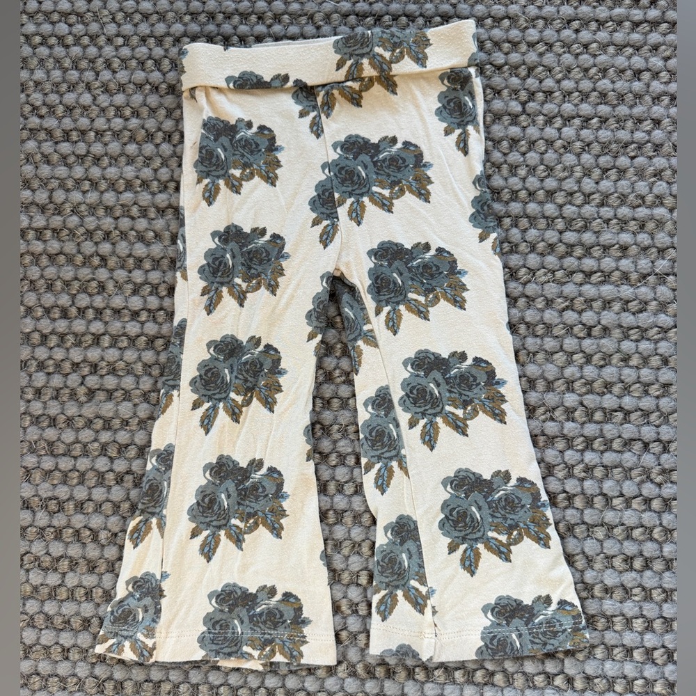 Kate Quinn Cream Floral Pants